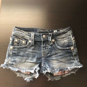 Miss Me jean shorts girls size 8